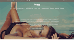 Desktop Screenshot of honeybodysalon.com.au