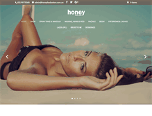 Tablet Screenshot of honeybodysalon.com.au